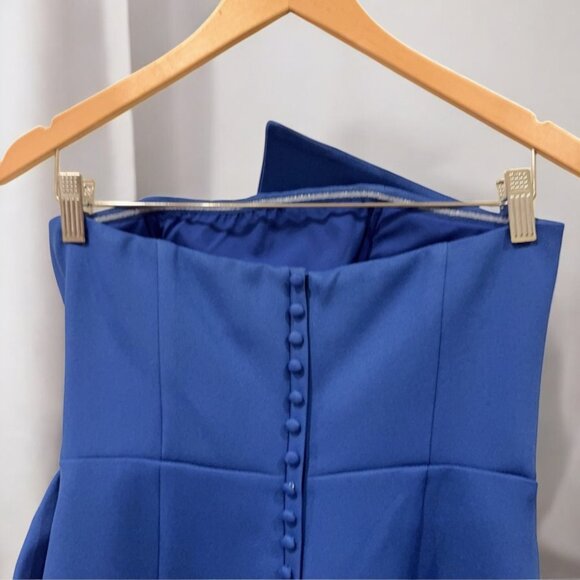 NWT Elliatt Reception Ruffle Strapless Cocktail Midi Dress - Picture 12 of 12